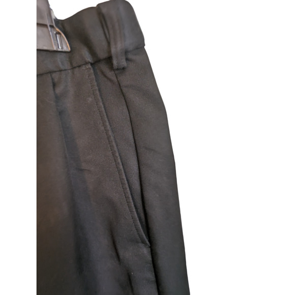 Haggar Shorts Mens Size 42 Black Chino Bermuda Pleated Golf Performance - Picture 8 of 14